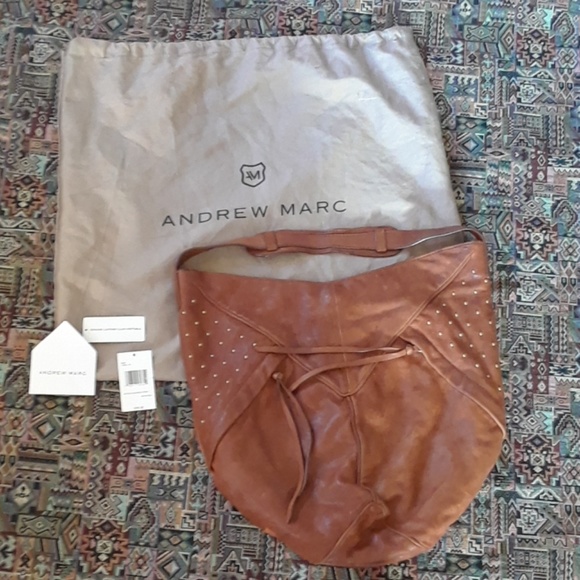 Andrew Marc Handbags - Andrew Marc Large Leather Hobo Bag